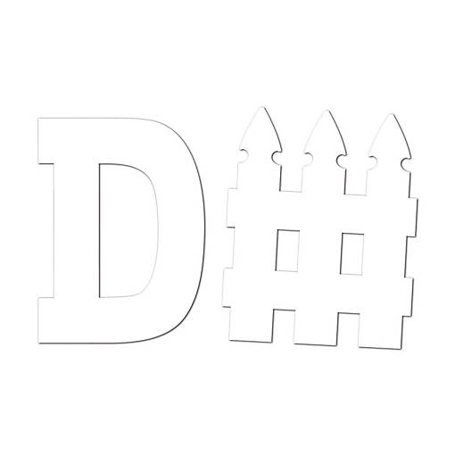 Beistle - D-Fence Cutout Set - 12 Pack