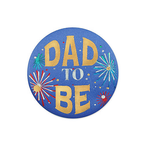 Beistle - Dad To Be Satin Button - 6 Pack