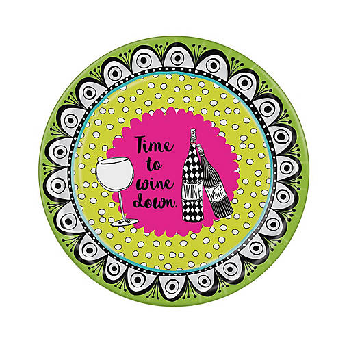 Beistle - Dolly Mama's Wine Celebration Plates - 12 Pack