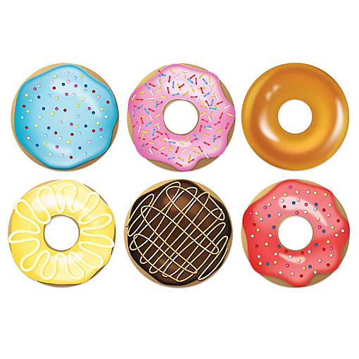 Beistle - Donut Cutouts - 12 Pack