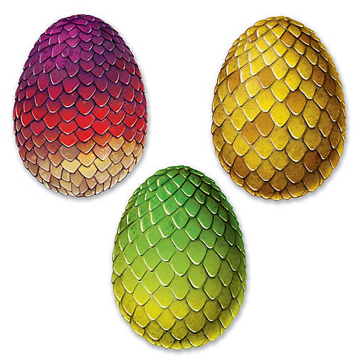 Beistle - Dragon Egg Cutouts - 12 Pack