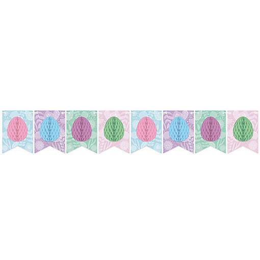 Beistle - Easter Tissue Egg Streamer - 12 Pack