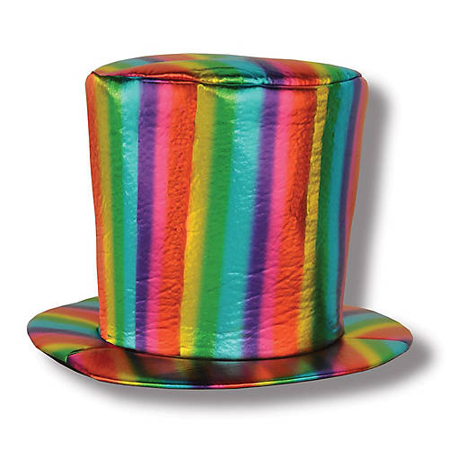 Beistle - Fabric Rainbow Hat - 6 Pack