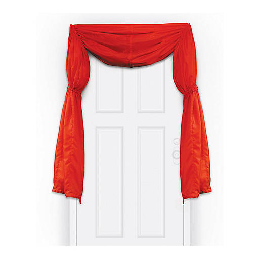 Beistle - Fabric Red Curtain/Bunting - 6 Pack