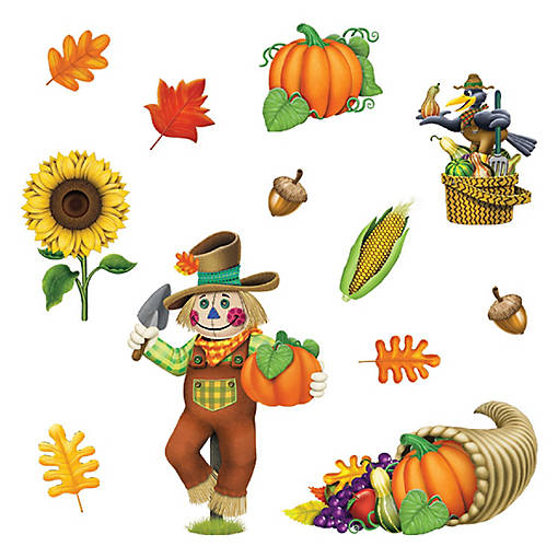 Beistle - Fall Clings - Multicolor - 12 Pack