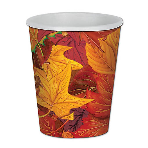 Beistle - Fall Leaf Beverage Cups - 12 Pack
