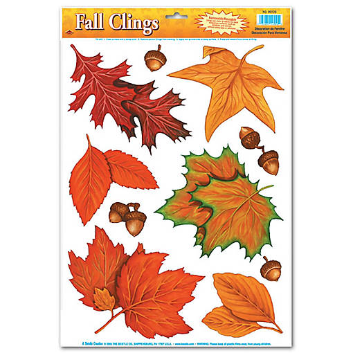 Beistle - Fall Leaf Clings - 12 Pack