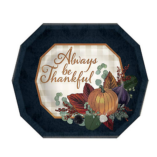 Beistle - Fall Thanksgiving Dinner Plates - 12 Pack