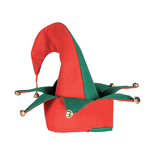 Beistle - Felt Elf Hat w/Bells - 12 Pack