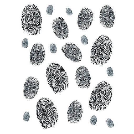 Beistle - Fingerprints Peel 'N Place - 12 Pack