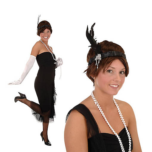 Beistle - Flapper Headband - Black - 12 Pack
