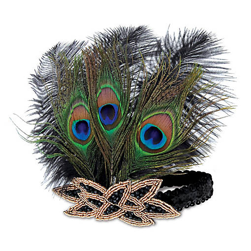 Beistle - Flapper Peacock Headband - 12 Pack