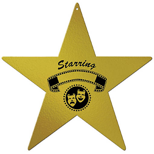 Beistle - Foil Awards Night Star - 24 Pack