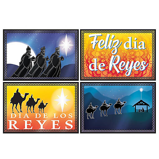 Beistle - Foil Three Kings Day Cutouts - 12 Pack