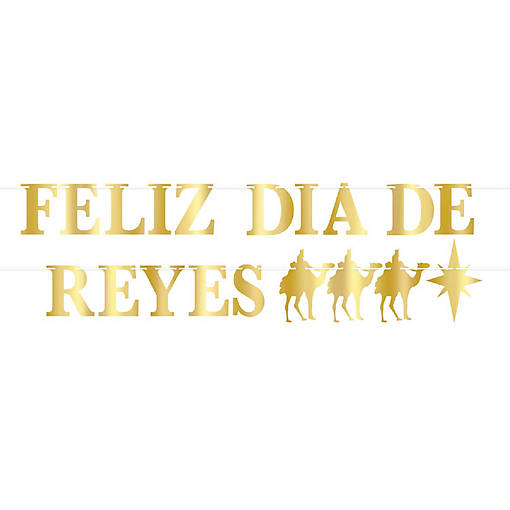 Beistle - Foil Three Kings Day Streamer - 12 Pack