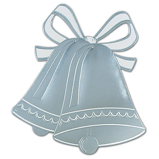 Beistle - Foil Wedding Bell Silhouette - 24 Pack
