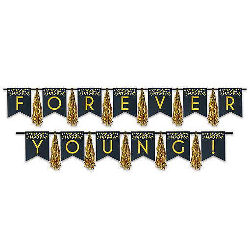 Beistle - Forever Young! Tassel Streamer - 12 Pack