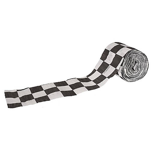 Beistle - FR Checkered Crepe Streamer - 12 Pack