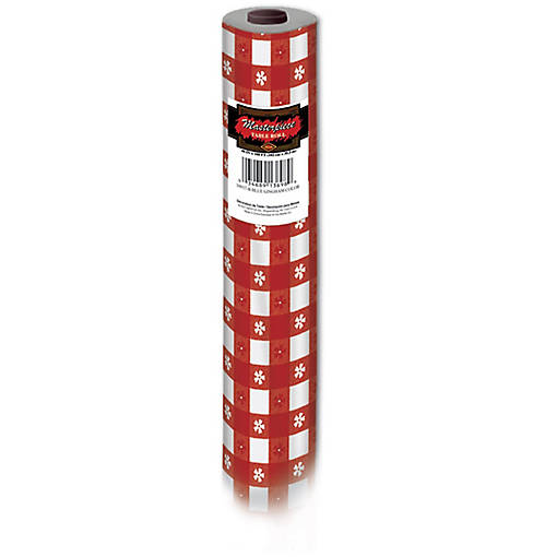 Beistle - Gingham Table Roll - Red - 1 Pack