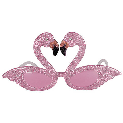Beistle - Glittered Flamingo Fanci-Frames - 6 Pack