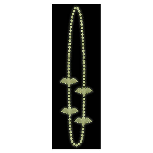 Beistle - Glow In The Dark Bat Beads - 12 Pack