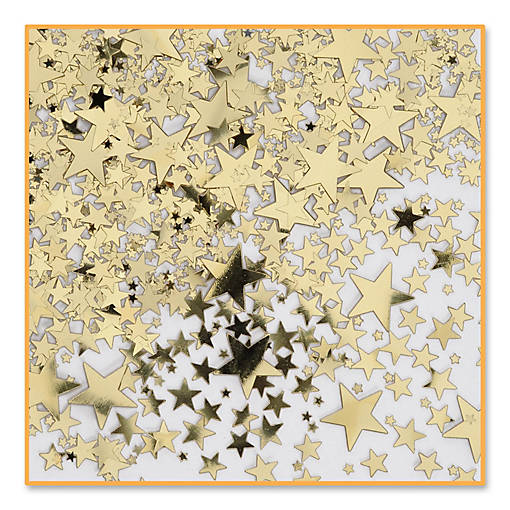 Beistle - Gold Stars Confetti - 6 Pack
