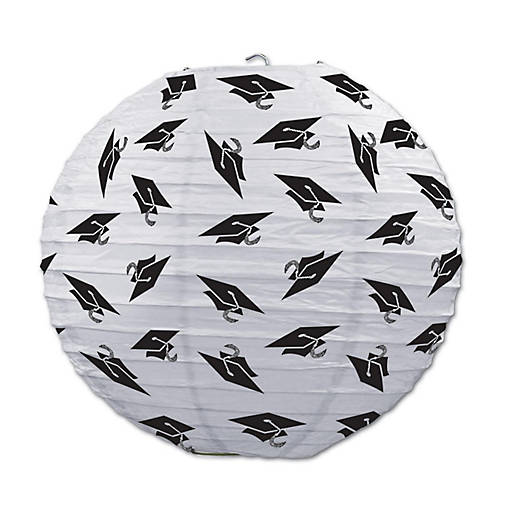 Beistle - Grad Cap Paper Lanterns - 6 Pack