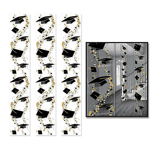 Beistle - Grad Caps Party Panels - 12 Pack