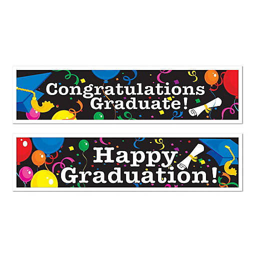 Beistle - Graduation Banners - 12 Pack