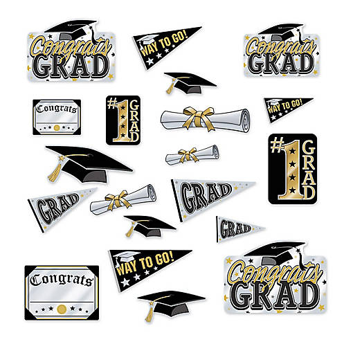 Beistle - Graduation Cutouts - 12 Pack