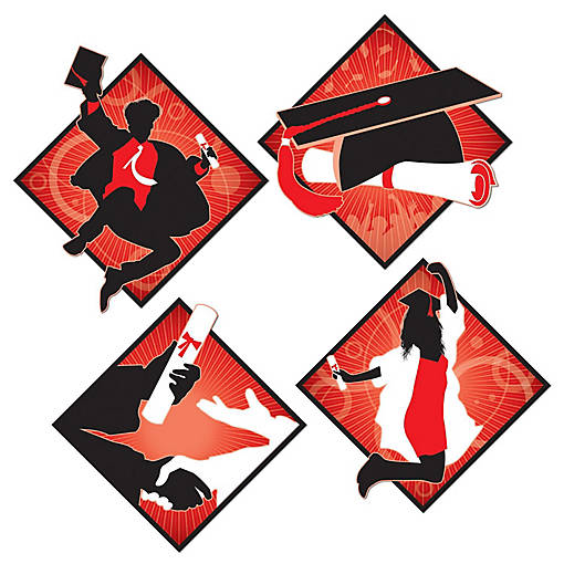 Beistle - Graduation Cutouts - 12 Pack