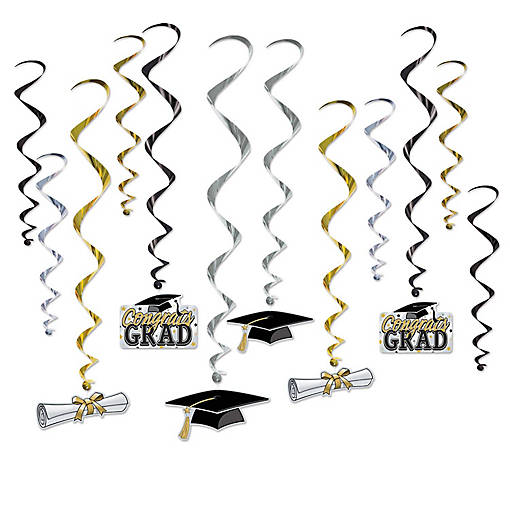 Beistle - Graduation Whirls - 6 Pack