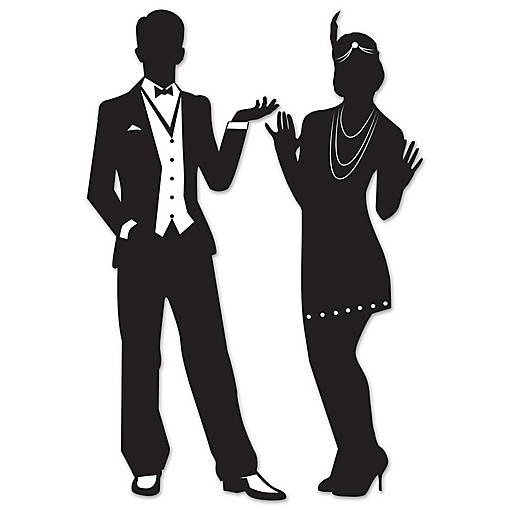 Beistle - Great 20's Silhouettes - 12 Pack