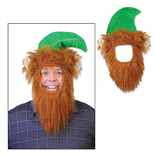 Beistle - Green Hat w/Beard - 12 Pack