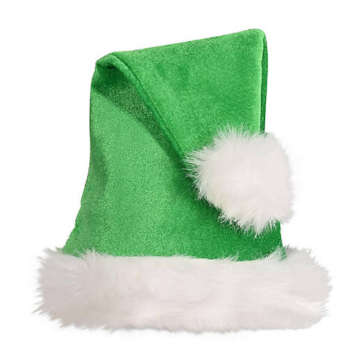 Beistle - Green Santa Hat - 12 Pack