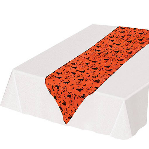 Beistle - Halloween Fabric Table Runner - 12 Pack
