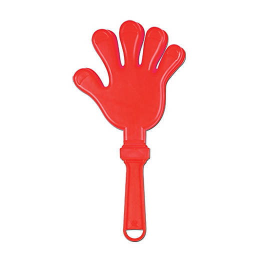 Beistle - Hand Clapper - Red - 12 Pack