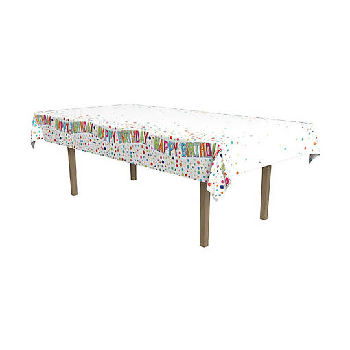 Beistle - Happy Birthday Tablecover - 12 Pack
