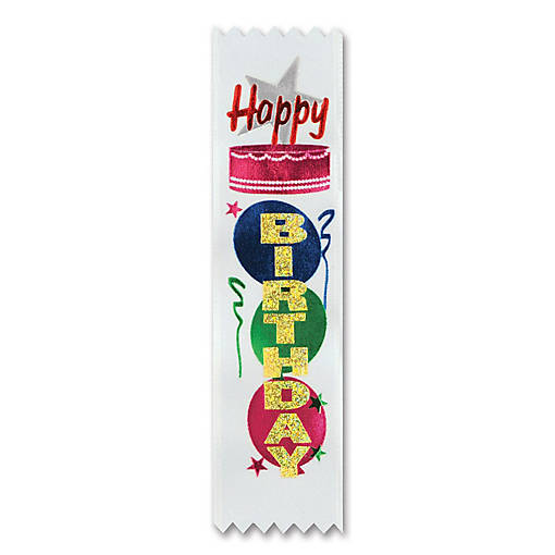 Beistle - Happy Birthday Value Pack Ribbons - 3 Pack