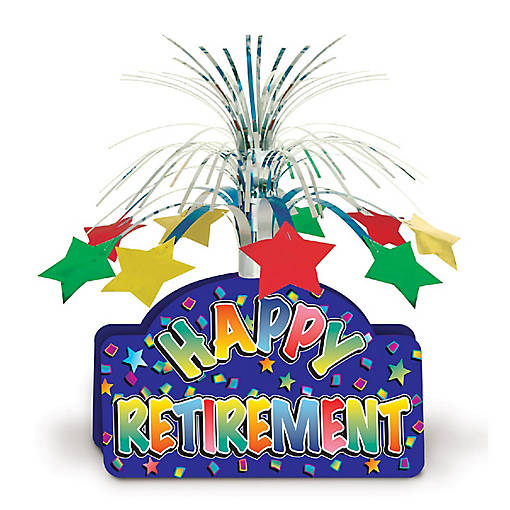 Beistle - Happy Retirement Centerpiece - 12 Pack