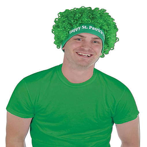 Beistle - Happy St Patrick's Day Wig - 12 Pack