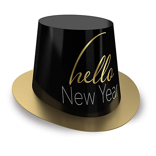 Beistle - Hello New Year Hi-Hat - 25 Pack
