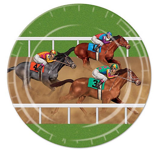 Beistle - Horse Racing Plates - 12 Pack