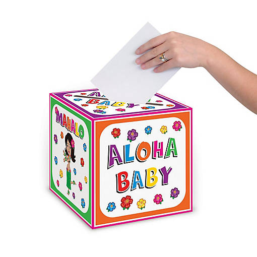 Beistle - Hula Baby Card Box - 6 Pack