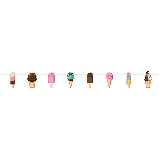 Beistle - Ice Cream Streamer - 12 Pack