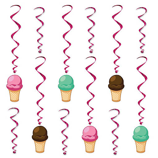 Beistle - Ice Cream Whirls - 6 Pack