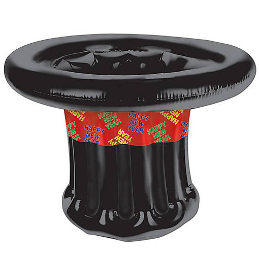 Beistle - Inflatable Happy New Year Top Hat Cooler - 6 Pack