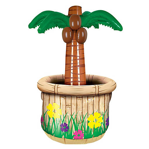 Beistle - Inflatable Palm Tree Cooler - 6 Pack