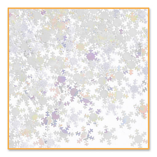 Beistle - Iridescent Snowflakes Confetti - 6 Pack
