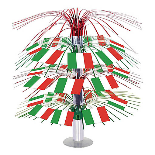 Beistle - Italian Flag Cascade Centerpiece - 6 Pack